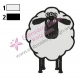 Timmy Mohter Shaun The Sheep Embroidery Design